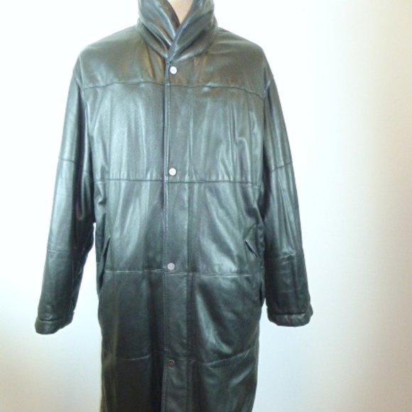 Salvatore Ferragamo leather reversible puffer coat - Picture 1 of 8